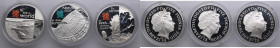 United Kingdom (Royal Mint, Llantrisant) 5 Pounds 2009, 2010 - Elizabeth II (1952-2022) - London Olympics (3)
PROOF. Commemorative coins: XXX Olympic ...