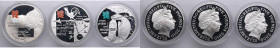 United Kingdom (Royal Mint, Llantrisant) 5 Pounds 2009, 2010 - Elizabeth II (1952-2022) - London Olympics (3)
PROOF. Commemorative coins: XXX Olympic ...