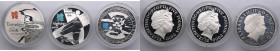 United Kingdom (Royal Mint, Llantrisant) 5 Pounds 2009, 2010 - Elizabeth II (1952-2022) - London Olympics (3)
PROOF. Commemorative coins: XXX Olympic ...