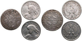 Coins of Poland 1622, 1925 (3)
Various condition. Polish-Lithuanian Commonwealth (Bydgoszcz) AR Ort (¼ Thaler) 1622 – Sigismund III Vasa (1587-1632). ...