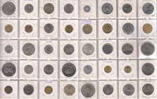 Collection of World coins 1943-2003 (40)
Various condition. Coins of various countries, mostly African (26 countries) as well as European (Czechoslova...