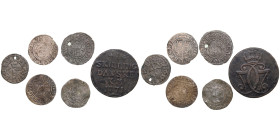 Coins of the Baltic region countries (6)
Various condition. Sold as is, no return. City of Wismar Sechsling 1555. Schulten 3628. City of Reval under S...