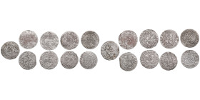 City of Elbing under Swedish rule, AR Dreipölker (1⁄24 Thaler) (9)
Various condition. Gustav II Adolf (1621-1632) (7): Dated (16)28; (16)30; (16)31; (...
