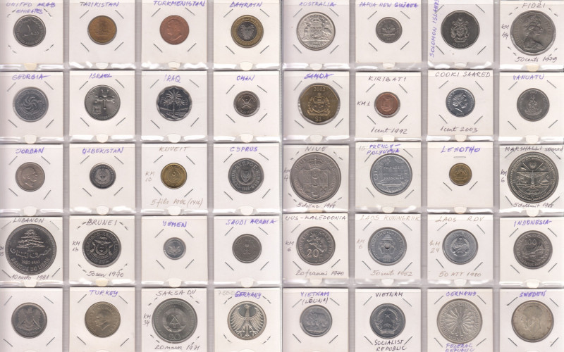 Collection of World coins 1921-2003 (60)
Various condition. Coins from various c...