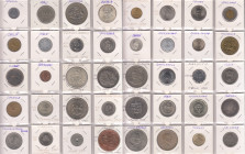 Collection of World coins 1919-2002 (60)
Various condition. Coins of the USA, Canada, various countries of Central and South America (23 countries), A...