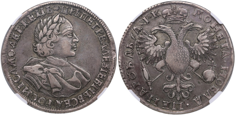 Russia Rouble (AѰK) 1720 - Peter I (1682-1725) - NGC XF 40
This specimen showcas...