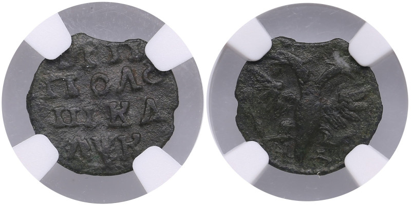 Russia Polushka AѰK (1720) НД - Peter I the Great (1682-1725) - NGC XF DETAILS
E...