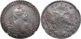 Russia Rouble 1738 - Anna Ioannovna (1730-1740) - NGC AU DETAILS
Cleaned, but still a beautiful example with mint luster, nice patina and high quality...