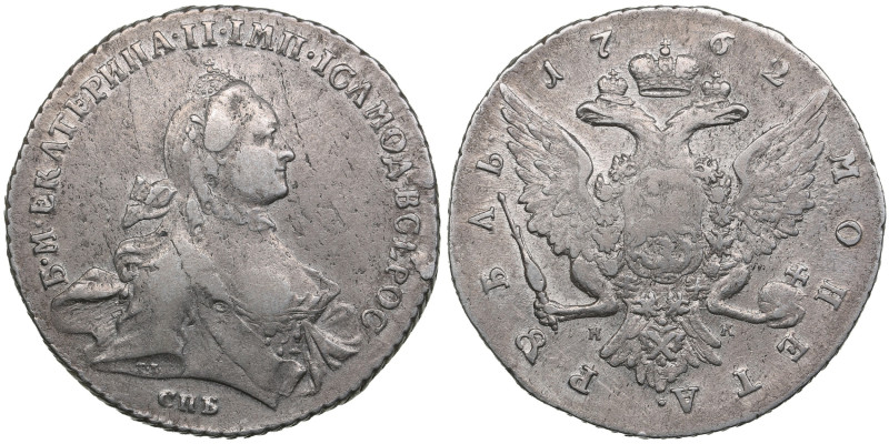 Russia Rouble 1762 СПБ-НК - Catherine II (1762-1796)
23.55g. VF/VF. With some mi...