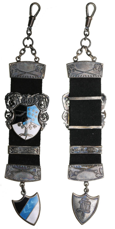 Estonia - Corporate watch fob with the badge
42.28g. 178x34mm. Before 1940. Rare...
