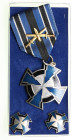Estonia – Cross of Merit for Armed Resistance
26.28g. 38mm. Medal with 2 badges. 