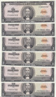 Dominican Republic 1 Peso 1978 (6) Sequential & Low #
UNC. Pick 108.