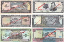 El Salvador 1- 100 Colon 1972-93 (6) Specimens
UNC. Pick 116s-140s.