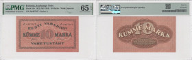 Estonia 10 Marka 1922 (ND 1924) - PMG 65 EPQ Gem Uncirculated
Pick 53b.