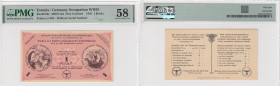 Estonia (Germany Occupation WWII) 1 Punkt 1945 - PMG 58 Choice About Unc
Pick -. Ros ES9c. SB1011a2.