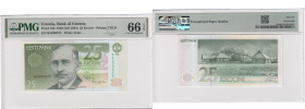 Estonia 25 Krooni 1992 - PMG 66 EPQ Gem Uncirculated
Pick 73a.