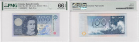 Estonia 100 Krooni 1994 - PMG 66 EPQ Gem Uncirculated
Pick 79a.