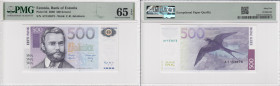 Estonia 500 Krooni 2000 - PMG 65 EPQ Gem Uncirculated
Pick 83.