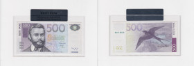 Estonia 500 Krooni 2007
UNC. In original official bank packaging. Pick 89. 