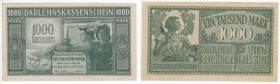 Germany (Occupation of Lithuania WWI, Kowno) 1000 Mark 1918
AU.