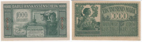 Germany (Occupation of Lithuania WWI, Kowno) 1000 Mark 1918
AU.