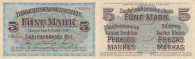 Germany 5 Mark 1918 Kowno
AU. Pick R130.