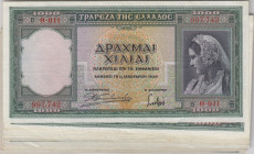 Greece 1000 Drachmai 1939 (30)
VF/XF. Pick 110.