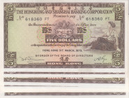 Hong Kong 5 Dollars 1975 (12)
UNC. Pick 181f.