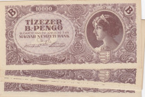 Hungary 10 000 B-pengö 1946 (9)
AU. Pick 132.