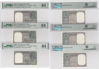 India 1 Rupee 1949 (3) PMG 64 Choice Uncirculated
Pick 71a.