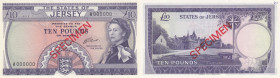 Jersey 20 Pounds 1963 Specimen
UNC. Pick 10s.