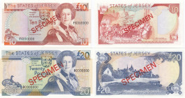 Jersey 10 & 20 Pounds 1993(2) Specimens
UNC. Pick 22s, 23s.