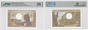 Mali 1000 Francs 1970 - PMG 58 Choice About Unc
Pick 13e.