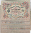 Russia 3 Rublei 1905 (30)
VF/XF. Pick 9c.