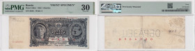 Russia 5 Rubles 1925 - FRONT SPECIMEN - PMG 30 Very Fine
Only 6 specimens have been certified finer by PMG. Wmk: 5. Previously Mounted. Pick 190s1. Ex...