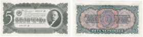 Russia (USSR) 5 Chervonets 1937
AU.