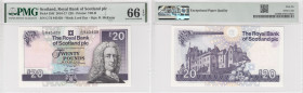 Scotland 20 Pounds 2016-2017 - PMG 66 EPQ Gem Uncirculated
Pick 354f.