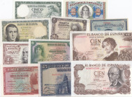 Group of Spain Banknotes (11)
UNC.