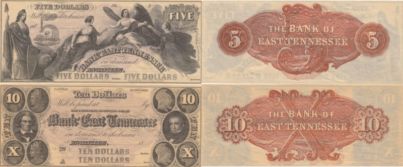 East Tennessee 5 & 10 Dollars (2)
UNC.