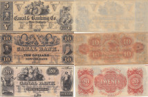 USA Canal Bank 5, 10 & 20 Dollars (3)
UNC.