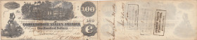 Confederate States of America 100 Dollars 1862
VF.