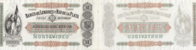 Uruguay 50 Pesos 1872
AU. Pick S238r.