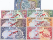 Western Samoa 2-100 Tala 1985,1990 (7) Specimens
UNC. Pick 25s-31s.