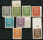 Estonia proof stamps. Coat of Arms / Lions set (8)
Estonia proof stamps. Coat of Arms / Lions set 8 pcs. MNH. Sold as seen, no returns.