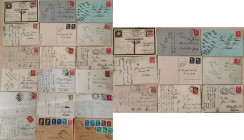 Old Estonian postcards set
Postcards with railway cancellations, etc. Sold as seen, no returns. For additional photographs, please visit our website....