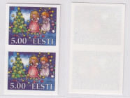Estonia stamps, Christmas, 1998, Imperforate
Never sold over the counter. Printers test? Original paper with glue.