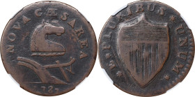 1787 New Jersey Copper. Maris 39-a, W-5195. Rarity-2. No Sprig Above Plow, Small Head. VF Details--Tooled (NGC).
PCGS# 506. NGC ID: AUL8.

Estimate...