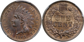 1865 Indian Cent. Fancy 5. MS-64 RB (PCGS).
PCGS# 2083. NGC ID: 227N.

Estimate: $425
