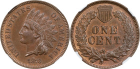 1873 Indian Cent. Open 3. MS-64 BN (NGC).
PCGS# 2106. NGC ID: 227Y.

Estimate: $383
