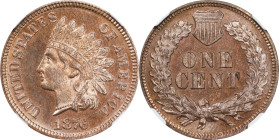 1876 Indian Cent. Proof-64 RB (NGC).
PCGS# 2316. NGC ID: 229V.

Estimate: $540